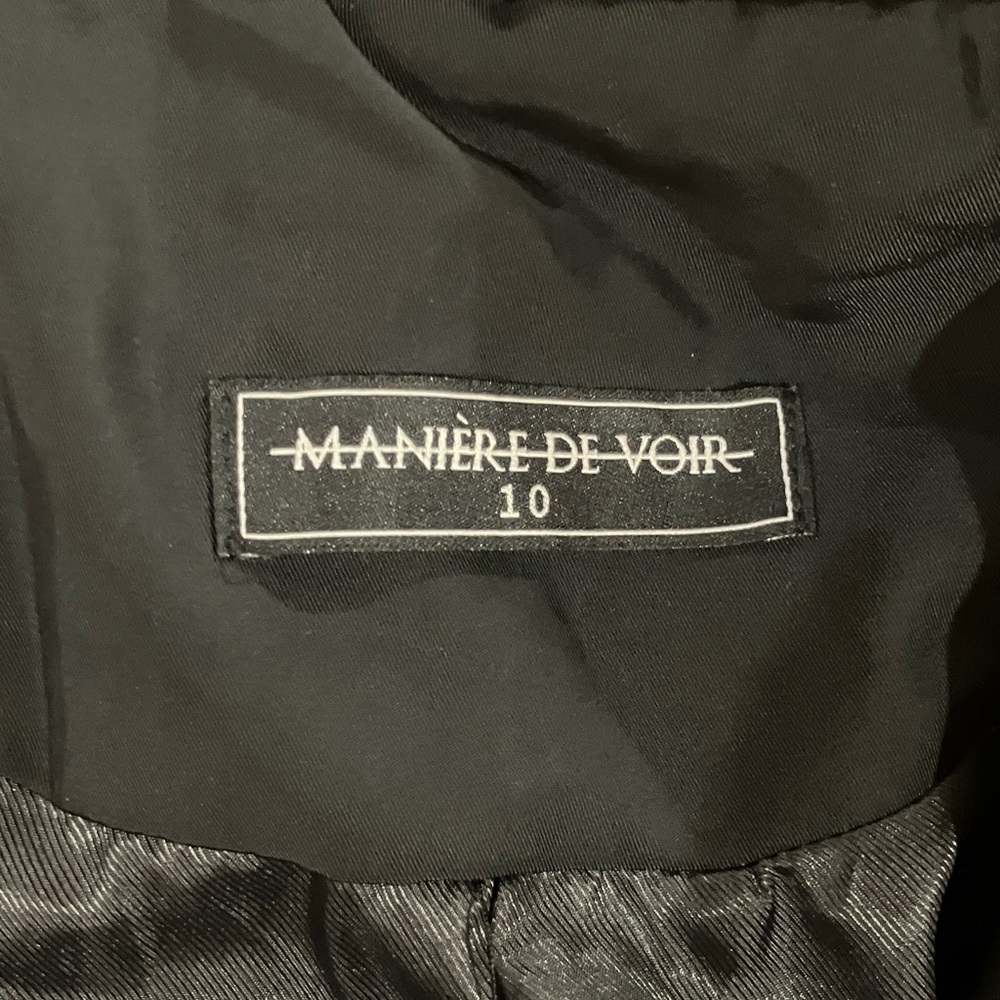 Maniere De Voir Black Puffer Jacket - Picture 9 of 14